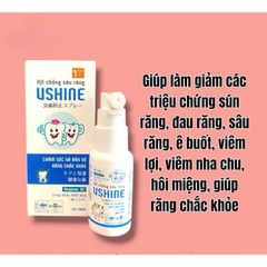 Xịt chống sâu răng cho bé Vshine hỗ trợ sạch mảng bám và sưng nướu (Chai 30ml)