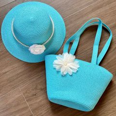  túi cói  đi biển, nón cói đi biển  phong cách vintage cho nữ