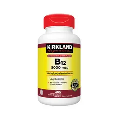 Viên ngậm tan nhanh bổ sung vitamin B12 Kirkland Mỹ - Hộp 300 viên