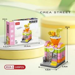 Đồ Chơi Lắp Ráp Cửa Hàng Tiện Lợi Mini DIY – Đồ Chơi Xếp Hình Nhà Cửa Hàng Cho Bé 6+