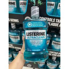 Nước súc miệng date 2027 Listerine Ultraclean 1,5 lít  - Hàng Mỹ