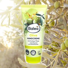 Kem dưỡng da tay Balea Handcreme Olive: Dưỡng ẩm tối ưu cho đôi bàn tay mệt mỏi, 100ml, chính hãng