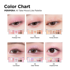 Bảng Phấn Mắt Peripera All Take Mood Like 3 Trong 1 Đa Năng Queenfluencer Collab Dễ Sử Dụng Lâu Trôi