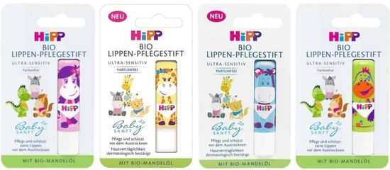 [Bill Đức] Son dưỡng môi hữu cơ siêu nhạy cảm Hipp cho bé từ 1 tuổi, 4,8 g