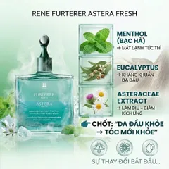 Tinh Chất Chống kích ứng Da Đầu Rene Furterer Astera Fresh - Giảm Ngứa, Kích Ứng, Tưới Mát, Chiết Xuất Tự Nhiên 50ml