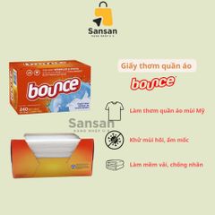 Giấy thơm quần áo Bounce Sheets Outdoor Fresh 400 tờ - Nội địa Mỹ