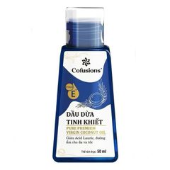 [NHÃN MỚI CFS] Dầu dừa tinh khiết mỹ phẩm Cofusions - Chai 50ml - Coconut Oil