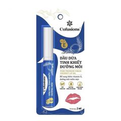 [NHÃN MỚI COFUSIONS] Dầu dừa Tinh Khiết dưỡng môi Cofusions - Chai 2ml - Coconut Oil For Lips