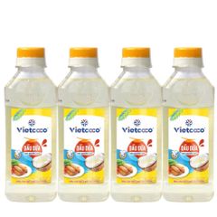 COMBO 4 Dầu dừa (100% nguyên chất) VIETCOCO - chai 250ml VN