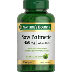 Viên uống Saw Palmetto 450mg Nature’s Bounty [Hàng Mỹ]
