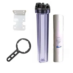 Cốc lọc thô đầu nguồn 20inh đủ bộ (Cốc trong hoặc đục)