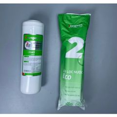 Bộ 3 lõi lọc nước dùng Kangaroo Eco 123 dùng cho máy lọc nước có 3 cốc lọc 10inch (Mẫu mới 2024)