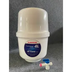 Bình áp nhựa 4L Sunhouse - Dùng cho các máy sử dụng bình áp nhỏ 4 lít kèm van chống nổ.