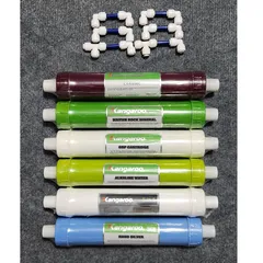 Combo bộ 6 lõi tạo khoáng Kangaroo - Tạo độ kiềm cho nước, cân bằng PH (Hàng chính hãng)