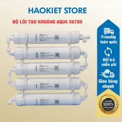 BỘ LÕI TẠO KHOÁNG AQUA 56789 Bộ 5 lõi tạo khoáng máy lọc nước RO Aqua