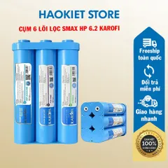 Cụm 6 lõi khoáng Smax hiệu suất cao HP Karofi, tặng kèm 2 cút chuyển.