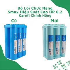 Cụm 6 lõi khoáng Smax hiệu suất cao HP Karofi, tặng kèm 2 cút chuyển.
