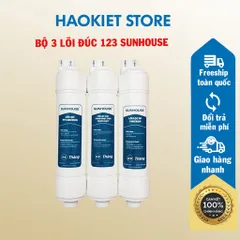 Bộ lõi 123 Sunhouse đúc liền khối đấu nhanh, dùng cho máy lọc Sunhouse và nhiều hãng khác.