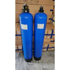 Combo Bộ Vỏ Cột Composite Màu Xanh 1054 + Van 3 Cửa Φ27, Φ34.
