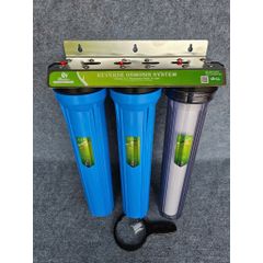Bộ 3 Cấp Lọc Thô Đầu Nguồn 20 Inch ren Φ27 Chính Hãng - Lọc Tổng Đầu Nguồn, Chung Cư.