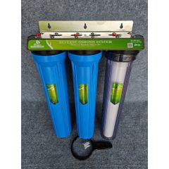 Bộ 3 Cấp Lọc Thô Đầu Nguồn 20 Inch ren Φ27 Chính Hãng - Lọc Tổng Đầu Nguồn, Chung Cư.