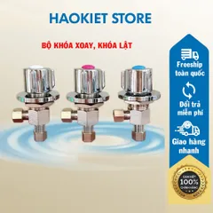 Bộ khoá xoay, khóa lật -  Đóng mở vòi nước máy lọc nước nóng lạnh.