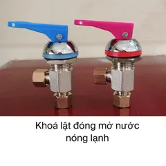 Bộ khoá xoay, khóa lật -  Đóng mở vòi nước máy lọc nước nóng lạnh.
