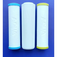 Bộ 3 lõi lọc nước 123 AQUA - Thay thế cho các máy lọc nước RO trên thị trường (ảnh thật)