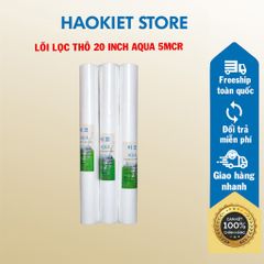 Lõi lọc thô 20 inch Aqua 5mcr nhập khẩu Hàn Quốc (5 lõi)