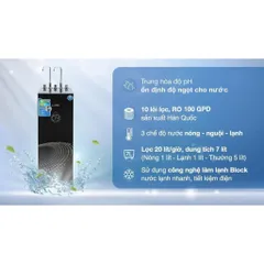 Máy lọc nước RO nóng nguội lạnh Karofi KAD-X60 10 lõi, 2 vòi 3 chế độ, Bảo hành 36 tháng