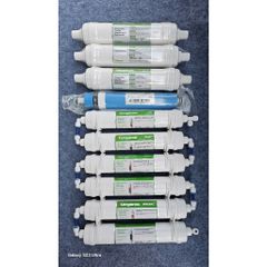 Bộ 10 lõi lọc nước Kangaroo nối nhanh đúc liền khối - Dùng cho các model: KG100HK, KG10A4, KG10A5...