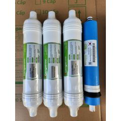 Bộ 10 lõi lọc nước Kangaroo nối nhanh đúc liền khối - Dùng cho các model: KG100HK, KG10A4, KG10A5...