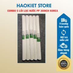 Combo 5 lõi Lõi Lọc Nước PP 30inch Korea (5 micron dài 76.cm)