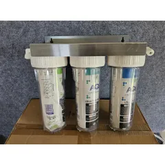 Bộ 3 cốc lọc 10inch kèm 3 lõi lọc thô - Cốc nhập khẩu loại 2 roăn