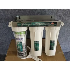 Bộ 3 cốc lọc 10inch kèm 3 lõi lọc thô - Cốc nhập khẩu loại 2 roăn