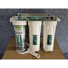 Bộ 3 cốc lọc 10inch kèm 3 lõi lọc thô - Cốc nhập khẩu loại 2 roăn