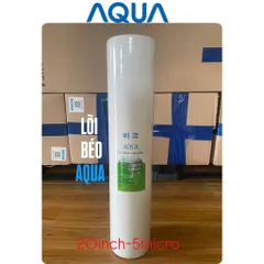 Lõi béo Aqua Hàn Quốc 1-5 micron Bigblue 20 inch dùng cho lọc đầu nguồn, lọc tổng, lọc thô cặn bẩn