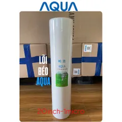 Lõi béo Aqua Hàn Quốc 1-5 micron Bigblue 20 inch dùng cho lọc đầu nguồn, lọc tổng, lọc thô cặn bẩn