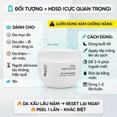 Mặt Nạ Tẩy Da Chết Fillmed Skin Perfusion Glyco Peel 500ml - Làm Sáng, Mịn Da, Cấp Ẩm Chuyên Nghiệp Từ Pháp