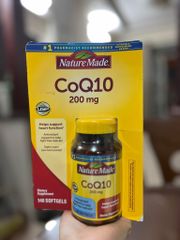 Viên uống bổ tim mạch Nature Made CoQ10 200mg - 140 viên nhộng mềm