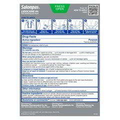 Mẫu mới Miếng Dán Giảm Đau Salonpas LIDOCAINE 4% Gel-Patch 30 Miếng - Hỗ Trợ Giảm Đau Hiệu Quả Lên Đến 8 Giờ