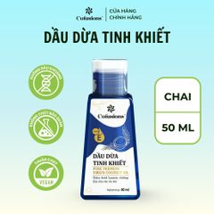 Dầu dừa tinh khiết mỹ phẩm Cofusions - Chai 50ml - Coconut Oil xuất xứ Việt Nam