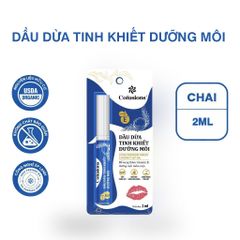 [NHÃN MỚI COFUSIONS] Dầu dừa Tinh Khiết dưỡng môi Cofusions - Chai 2ml - Coconut Oil For Lips