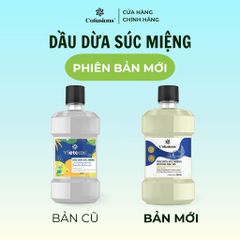 [NHÃN MỚI CFS] Dầu dừa súc miệng Cofusions hương bạc hà thơm mát 225ml/ chai