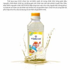 COMBO 4 Dầu dừa (100% nguyên chất) VIETCOCO - chai 250ml VN