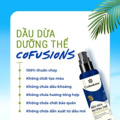 Dầu dừa dưỡng thể Cofusions 130ml - Coconut Body oil
