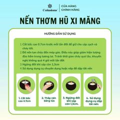 [NHÃN MỚI CFS] Nến thơm Stunning sunset Cofusions 50g - Hũ xi măng