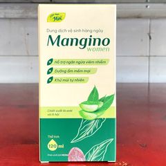 Dung dịch vệ sinh lá xoài Mangino làm giảm ngứa ,phòng ngừa bệnh phụ khoa(Chai 120ml)