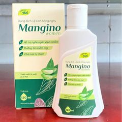 Dung dịch vệ sinh lá xoài Mangino làm giảm ngứa ,phòng ngừa bệnh phụ khoa(Chai 120ml)