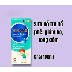 Siro bướm bạc NINOMO bổ phế giảm ho,hỗ trợ tiêu đàm(Chai 100ml)